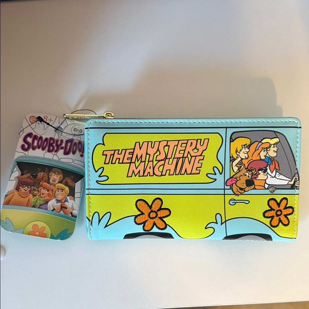 Loungefly Scooby-Doo Floral Wallet - Green and Blue